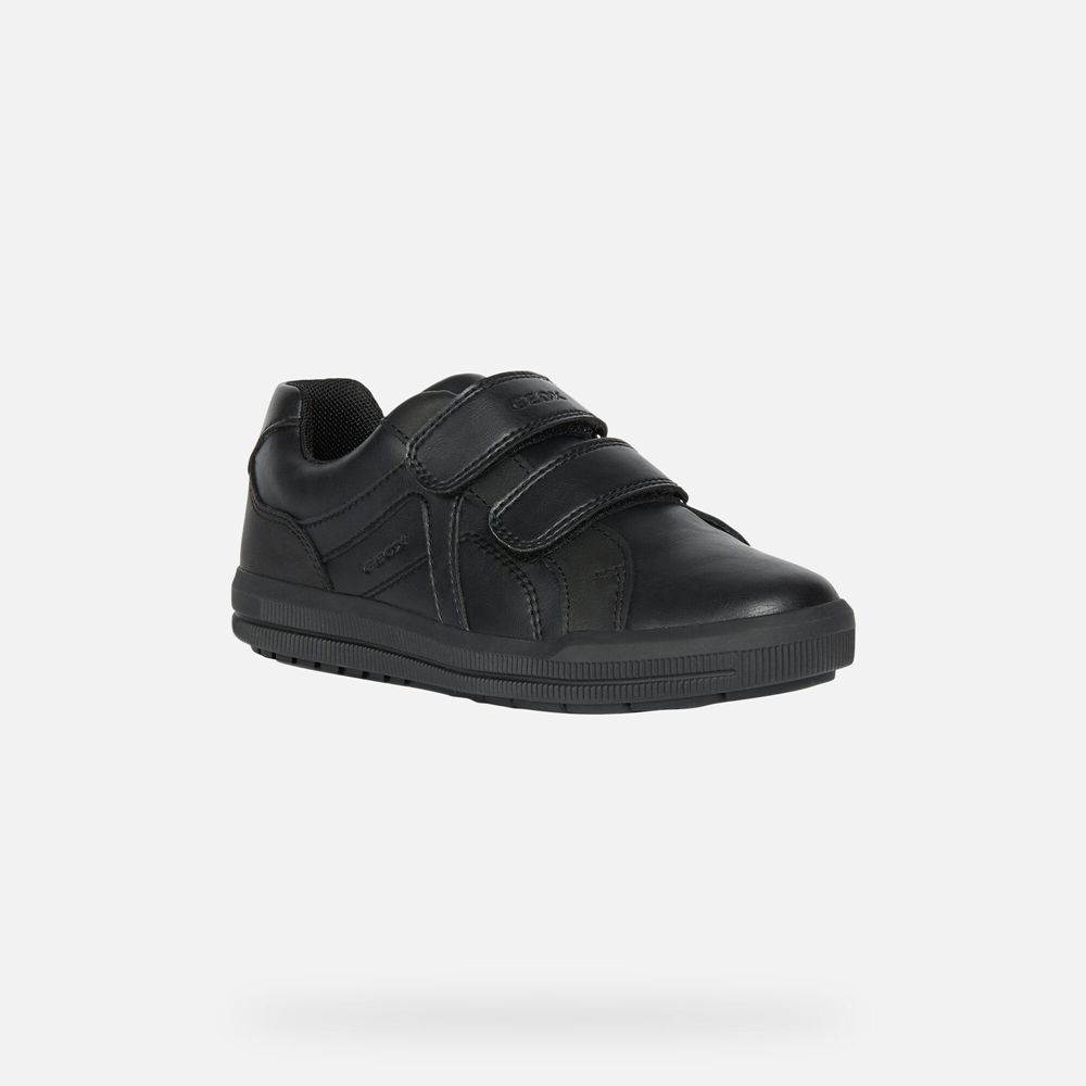 Geox Sneakers Black Arzach - Geox Boys Shoes - SJGVMA970